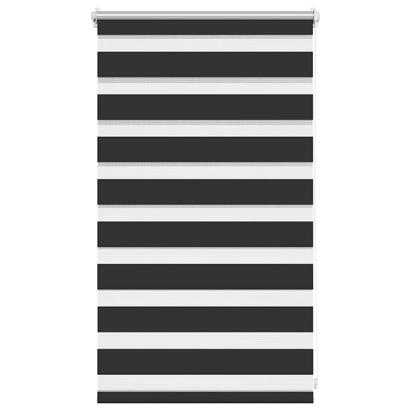 Load image into Gallery viewer, Vidaxl zebra rolgordijn 50,9x100 cm stofbreedte 46,7 cm zwart