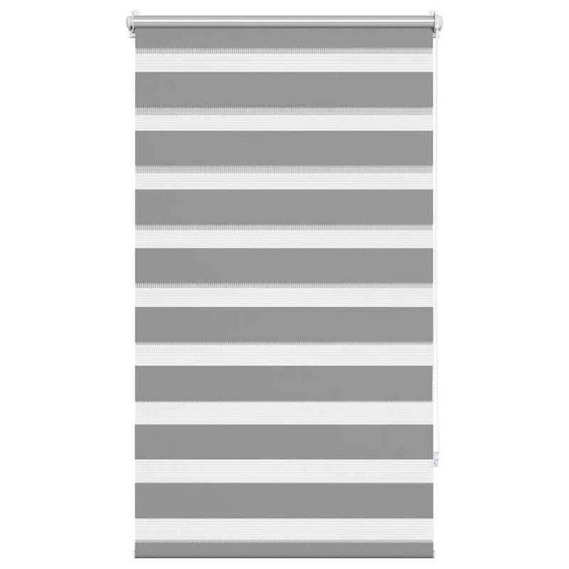 Load image into Gallery viewer, Vidaxl zebra rolgordijn 90,9 x 150 cm stofbreedte 86,7 cm grijs