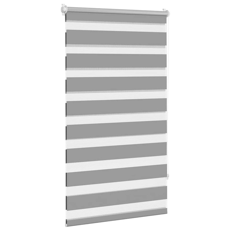 Load image into Gallery viewer, Vidaxl zebra rolgordijn 90,9 x 150 cm stofbreedte 86,7 cm grijs