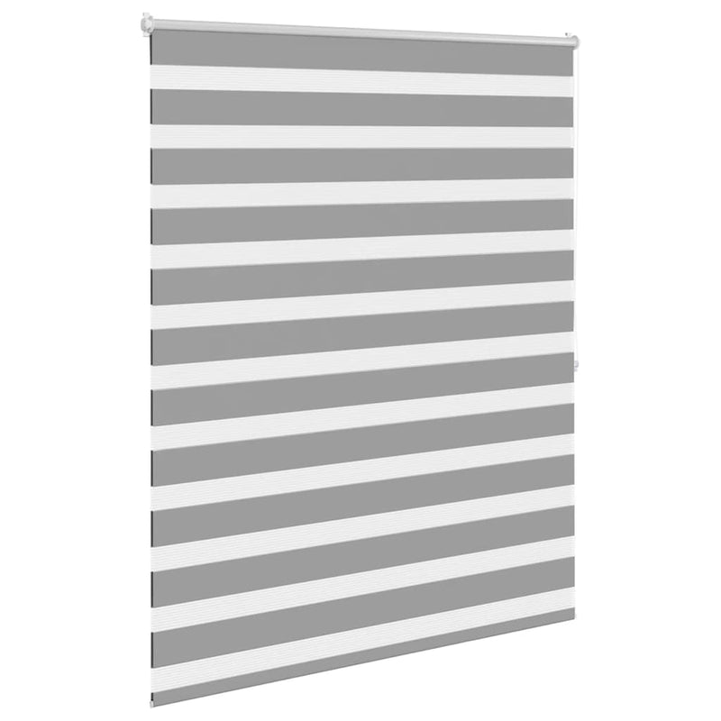 Load image into Gallery viewer, Vidaxl zebra rolgordijn 140,9 x 175 cm stofbreedte 136,7 cm grijs