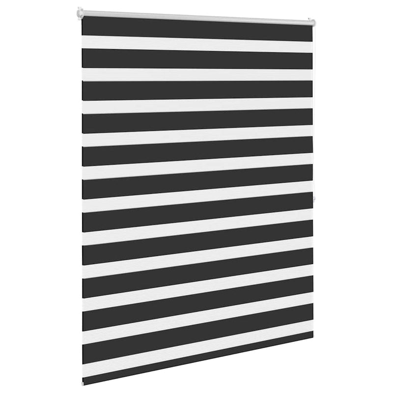 Load image into Gallery viewer, Vidaxl zebra rolgordijn 140,9 x 175 cm stofbreedte 136,7 cm zwart