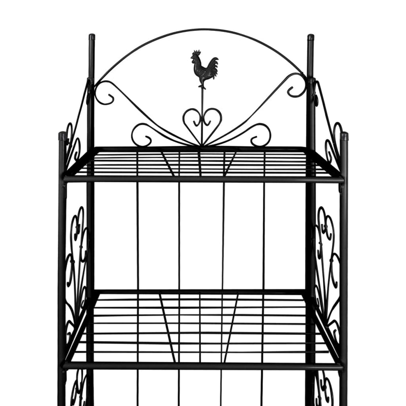 Load image into Gallery viewer, Vidaxl plantenrek vierkant zwart