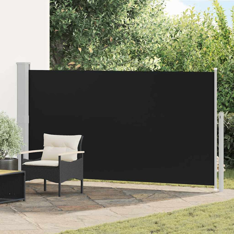 Load image into Gallery viewer, Vidaxl wind- zonnescherm uittrekbaar 160x300 cm zwart