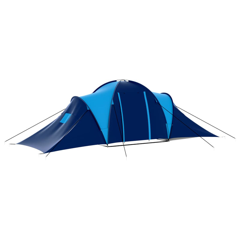 Load image into Gallery viewer, Vidaxl tent 9-persoons donkerblauw en blauw