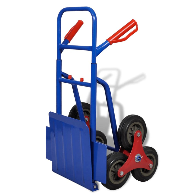 Load image into Gallery viewer, VidaXL Steekwagen inklapbaar met 6 wielen blauw