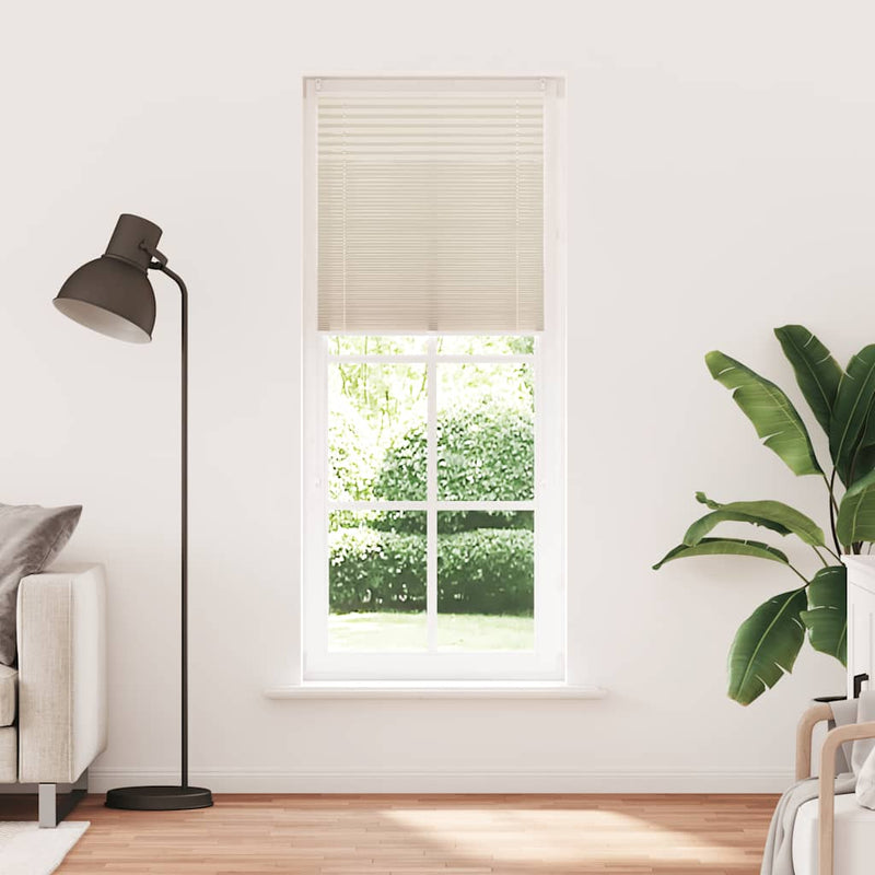 Afbeelding laden in galerijviewer, Vidaxl plissé rolgordijn 70x200cm creme