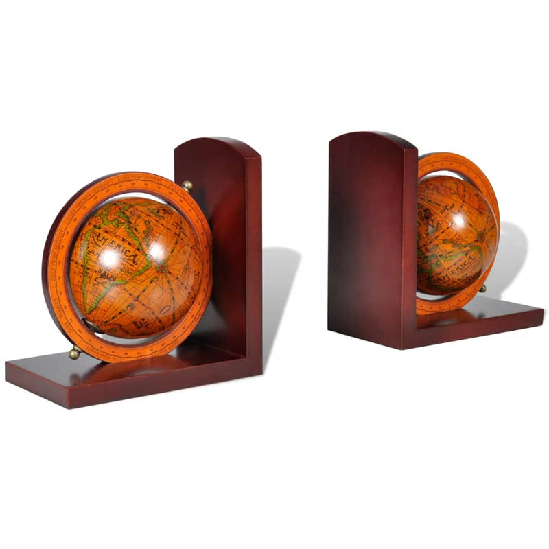 Load image into Gallery viewer, Vidaxl boekensteunen 2 st globe