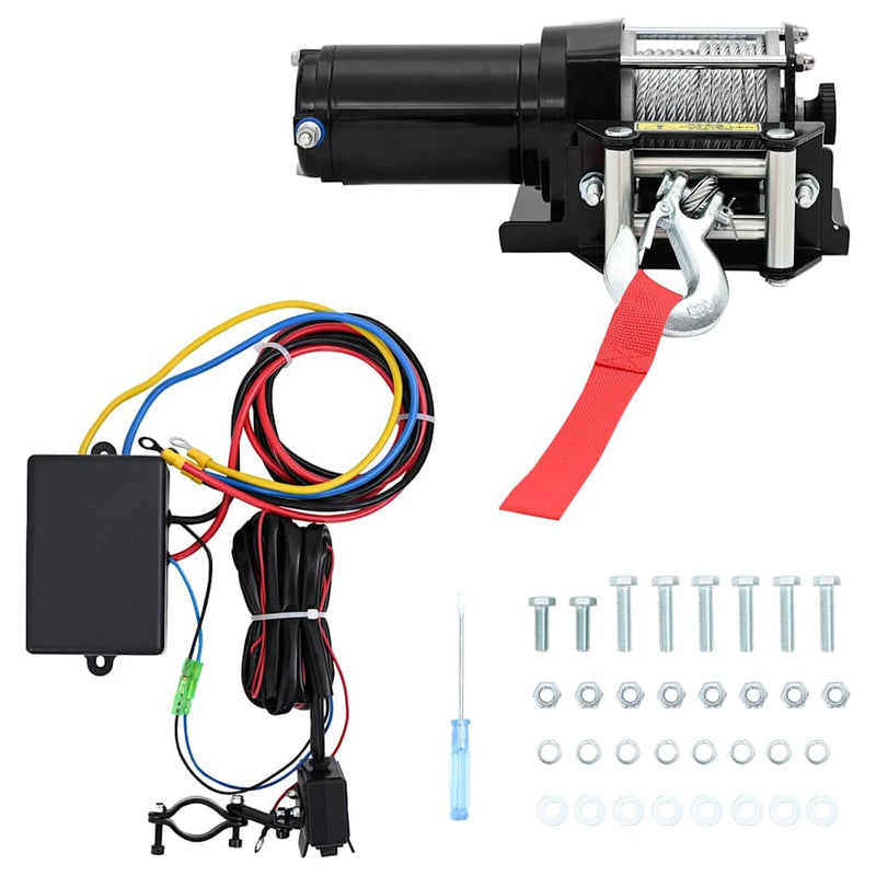 Load image into Gallery viewer, Vidaxl elektrische lier 1360 kg met montageplaat rollenvenster