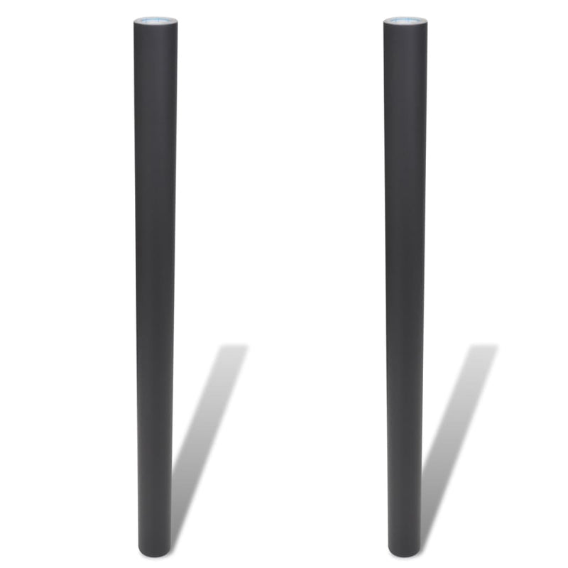 Load image into Gallery viewer, Vidaxl muursticker krijtbord 2 rollen met krijtjes 0,6x3 m