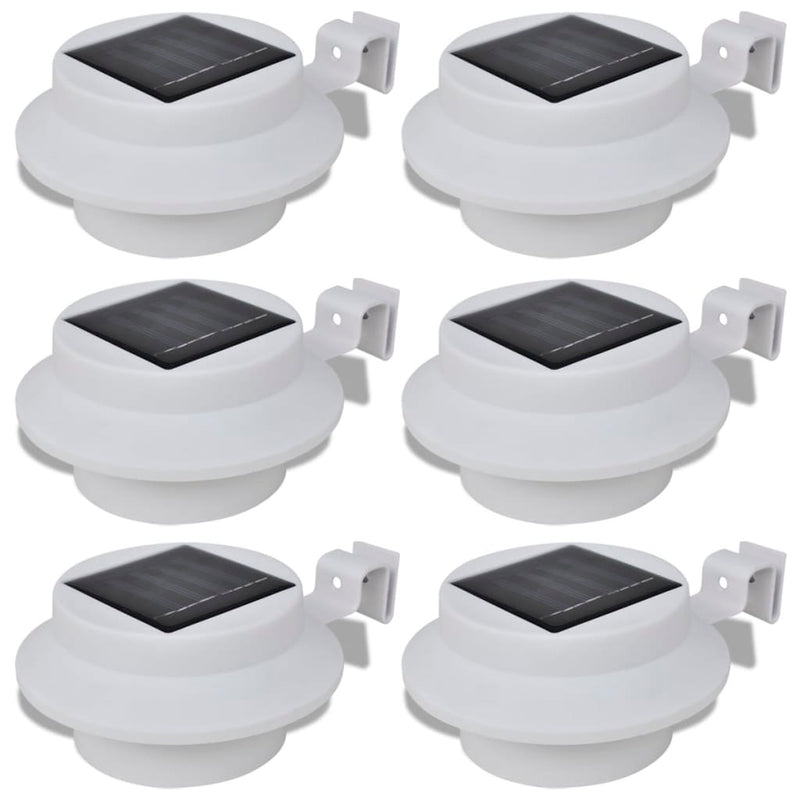 Load image into Gallery viewer, Vidaxl solar buitenlampset 6 stuks wit