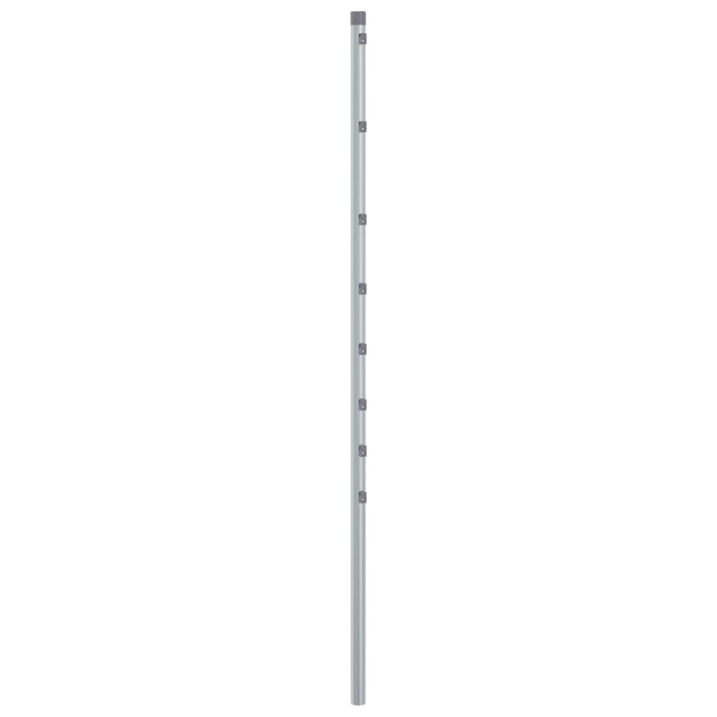 Load image into Gallery viewer, VidaXL Schuttingpalen 15 st 150 cm gegalvaniseerd staal zilverkleurig