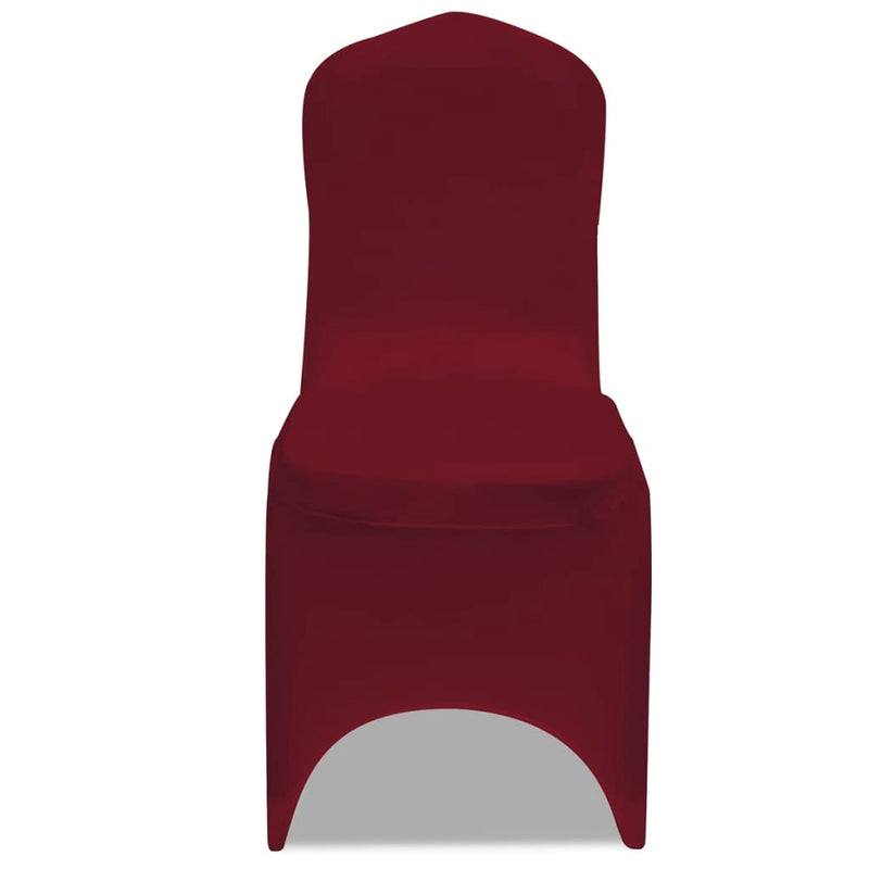 Load image into Gallery viewer, Vidaxl stoelhoes stretch bordeauxrood (6 stuks)
