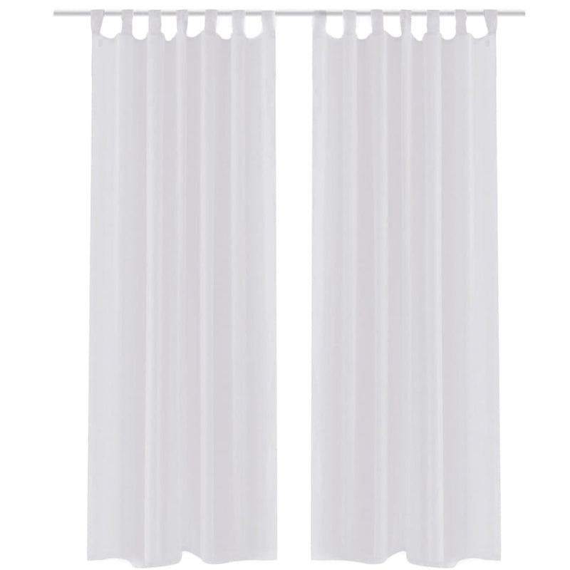 Load image into Gallery viewer, Vidaxl witte vitrage 140 x 225 cm 2 stuks