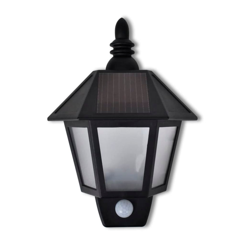 Load image into Gallery viewer, Vidaxl wandlamp solar met bewegingsensor 2 st