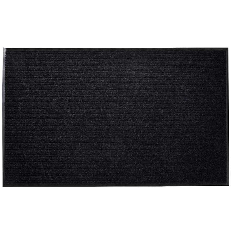 Afbeelding laden in galerijviewer, Vidaxl deurmat 90x150 cm pvc zwart
