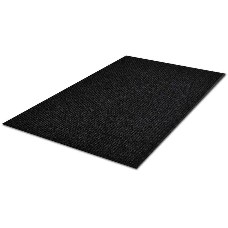 Afbeelding laden in galerijviewer, Vidaxl deurmat 90x150 cm pvc zwart