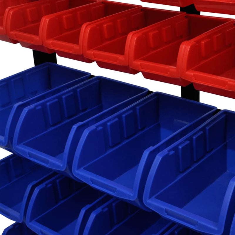 Load image into Gallery viewer, Vidaxl garage opbergrek (blauw en rood)