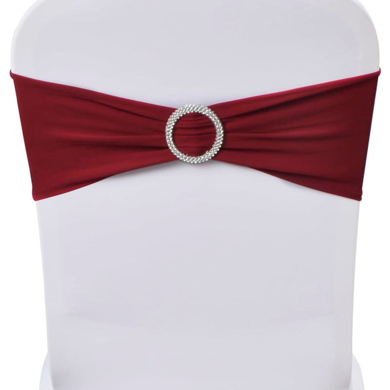 Load image into Gallery viewer, Vidaxl decoratief stoellint met een diamant 25 stuks (wijnrood)