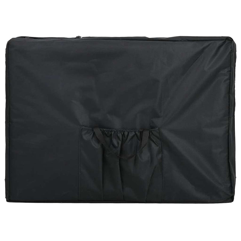 Load image into Gallery viewer, Vidaxl massagetafel inklapbaar met aluminium frame (vier delen crèmewit)