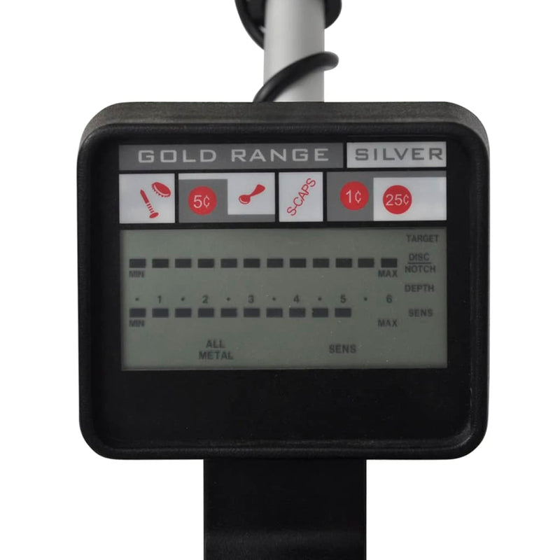 Load image into Gallery viewer, Vidaxl metaaldetector met lcd-scherm zoekschijf 20cm zoekdiepte 300cm