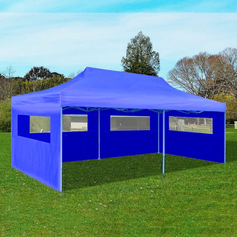 Load image into Gallery viewer, VidaXL Partytent pop-up inklapbaar 3x6 m blauw