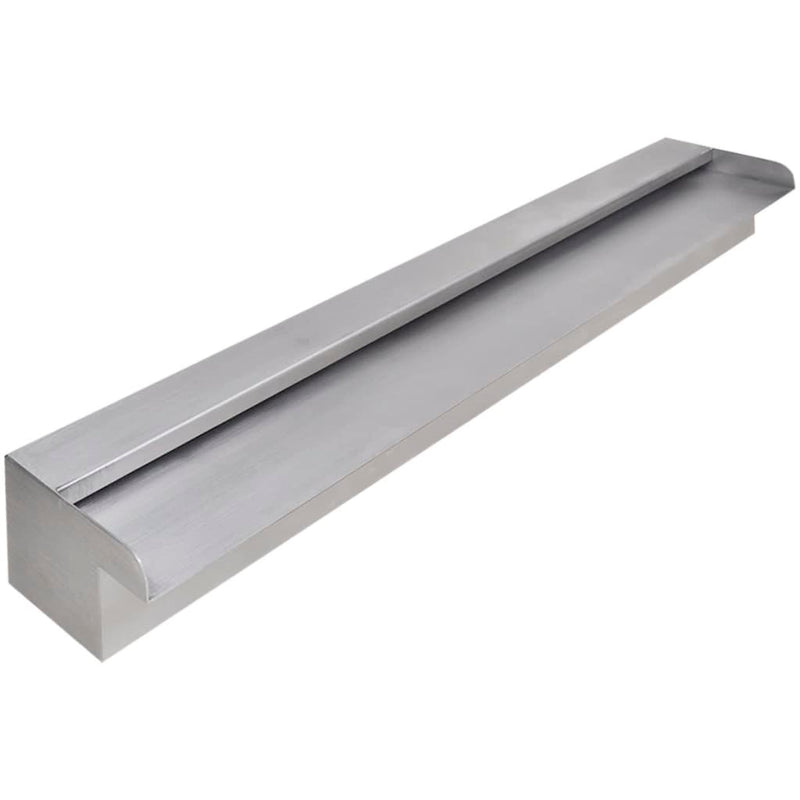 Load image into Gallery viewer, VidaXL Zwembadwaterval rechthoekig 90 cm roestvrij staal