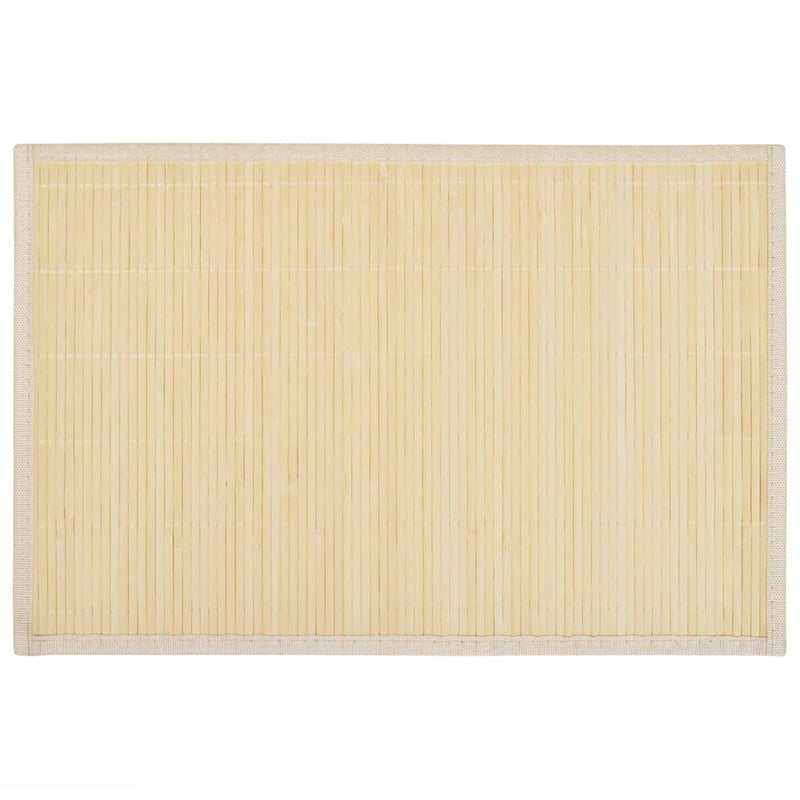 Load image into Gallery viewer, Vidaxl 6 placemats bamboe 30 x 45 cm natuurlijk