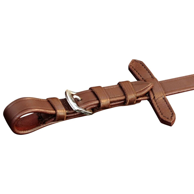 Load image into Gallery viewer, Vidaxl hoofdstel leer met gecombineerde neusriem, teugels en bit bruin full