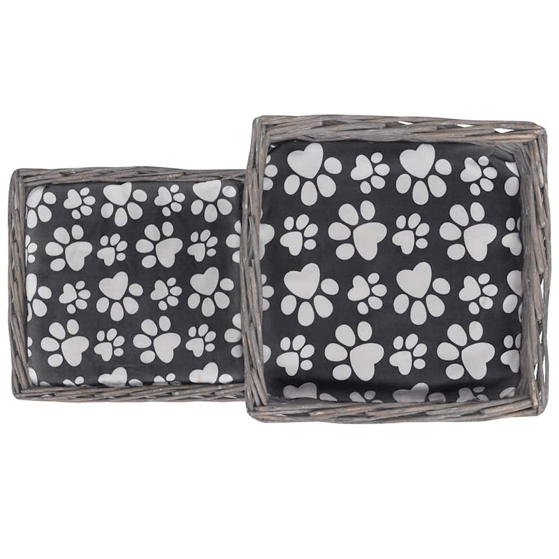 Load image into Gallery viewer, Vidaxl kattenbed huis kasteel met kussen wilgen