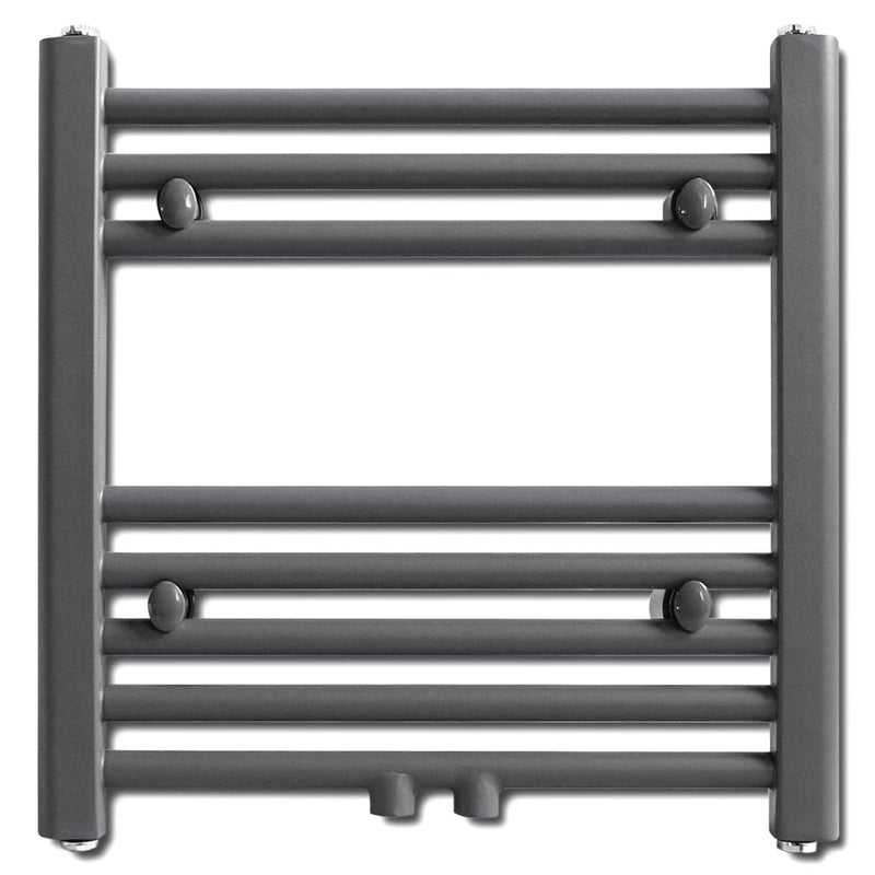 Load image into Gallery viewer, Vidaxl radiator handdoekenrek recht 480x480 mm grijs