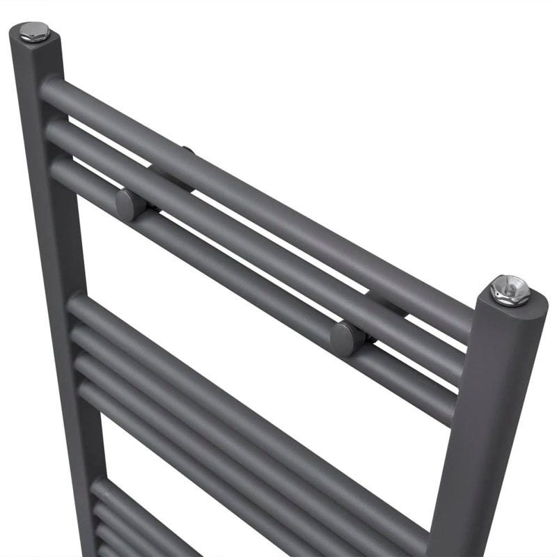 Load image into Gallery viewer, Vidaxl radiator handdoekenrek recht 500x764 mm grijs
