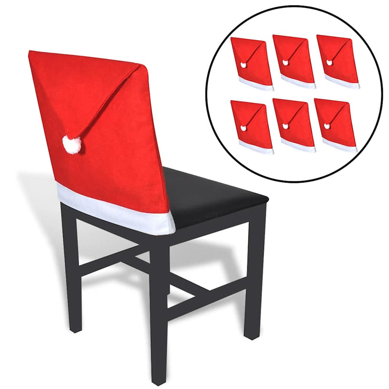 Load image into Gallery viewer, Vidaxl kerstmutshoezen voor stoelleuning 6 st