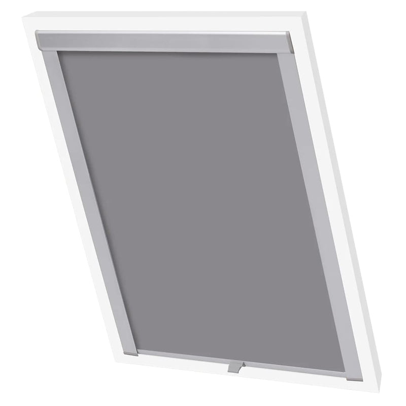 Load image into Gallery viewer, Vidaxl rolgordijn verduisterend grijs p06 406