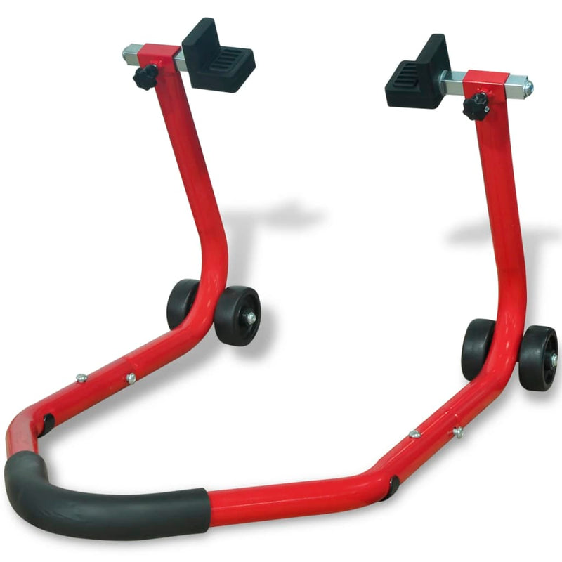 Load image into Gallery viewer, Vidaxl motorfiets achterwiel paddock standaard rood