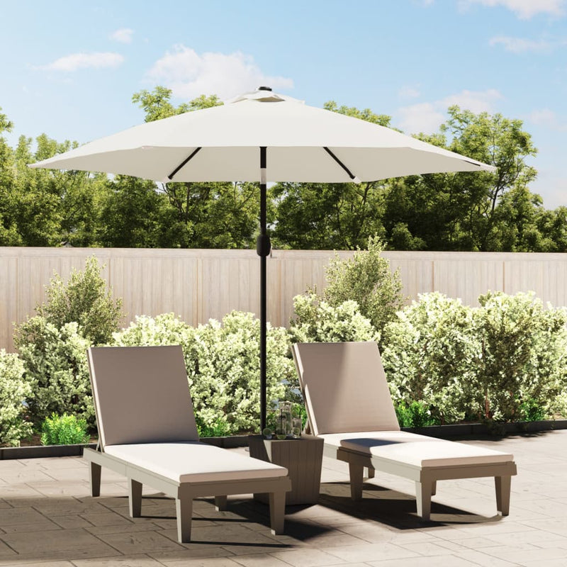 Load image into Gallery viewer, Vidaxl zweefparasol met led 3 m zandwit