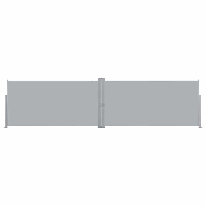 Load image into Gallery viewer, Vidaxl windscherm uittrekbaar 160x600 cm grijs