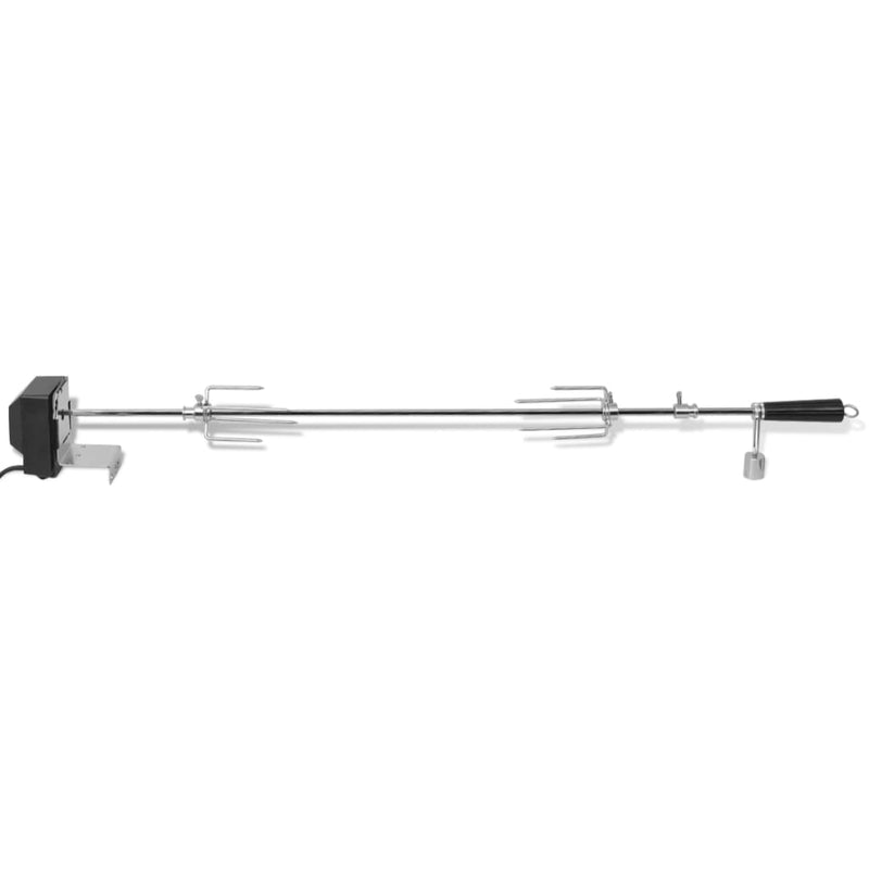 Load image into Gallery viewer, Vidaxl bbq draaispit met motor staal 1000 mm