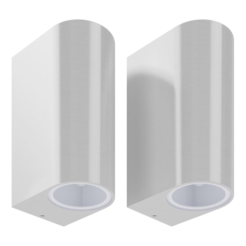 Load image into Gallery viewer, VidaXL Wandlamp buiten direct en indirect licht 2st