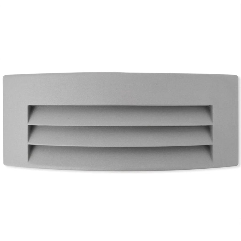Load image into Gallery viewer, Vidaxl wandlamp buiten grijs aluminium