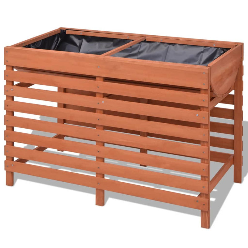Load image into Gallery viewer, Vidaxl plantenbak 100x50x71 cm hout