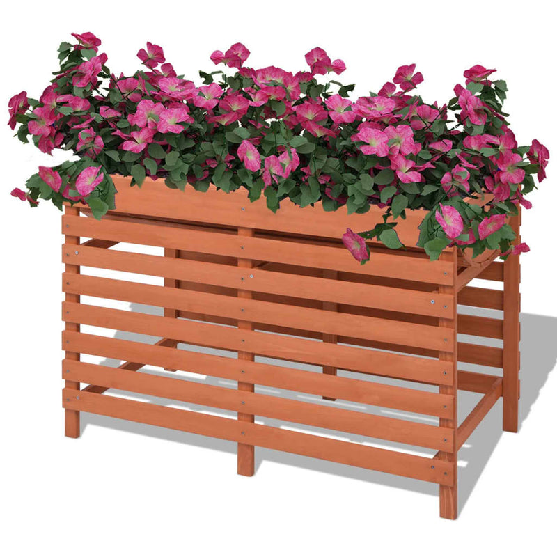 Load image into Gallery viewer, Vidaxl plantenbak 100x50x71 cm hout