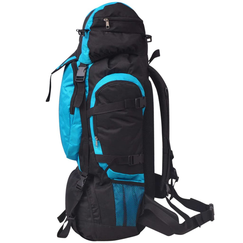 Load image into Gallery viewer, Vidaxl rugzak hiking xxl 75 l zwart en blauw