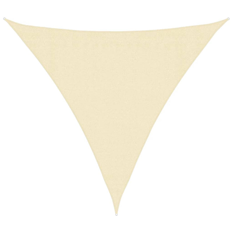 Load image into Gallery viewer, VidaXL Zonnescherm HDPE driehoekig 3,6x3,6x3,6 m crème