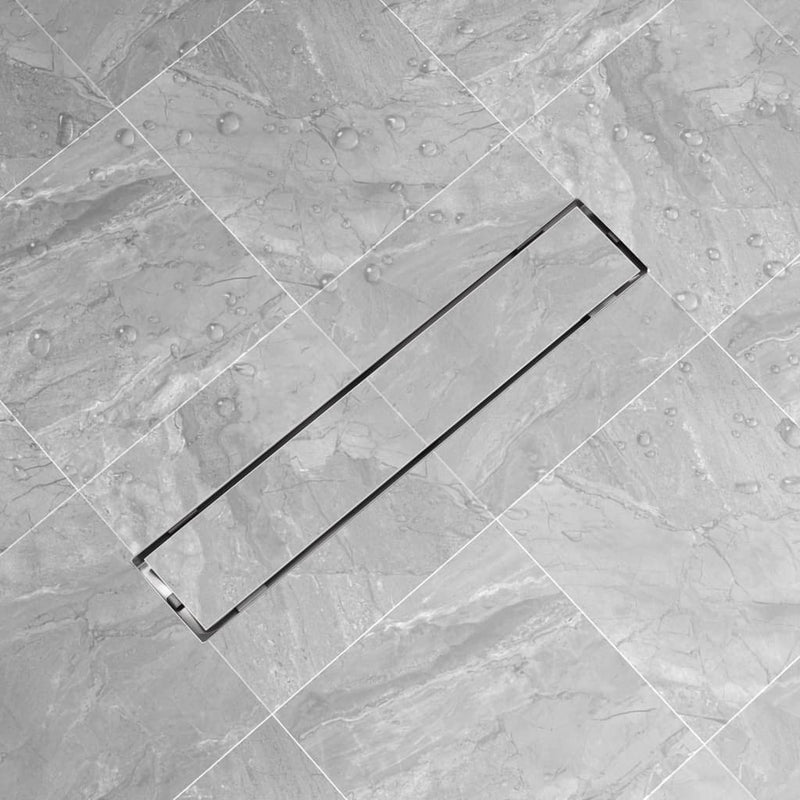 Load image into Gallery viewer, Vidaxl doucheputje rechthoekig 630x140 mm roestvrij staal