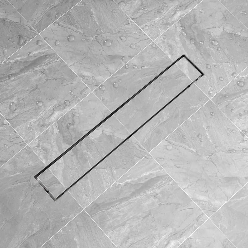Afbeelding laden in galerijviewer, VidaXL Doucheputje rechthoekig 730 x 140 mm roestvrij staal