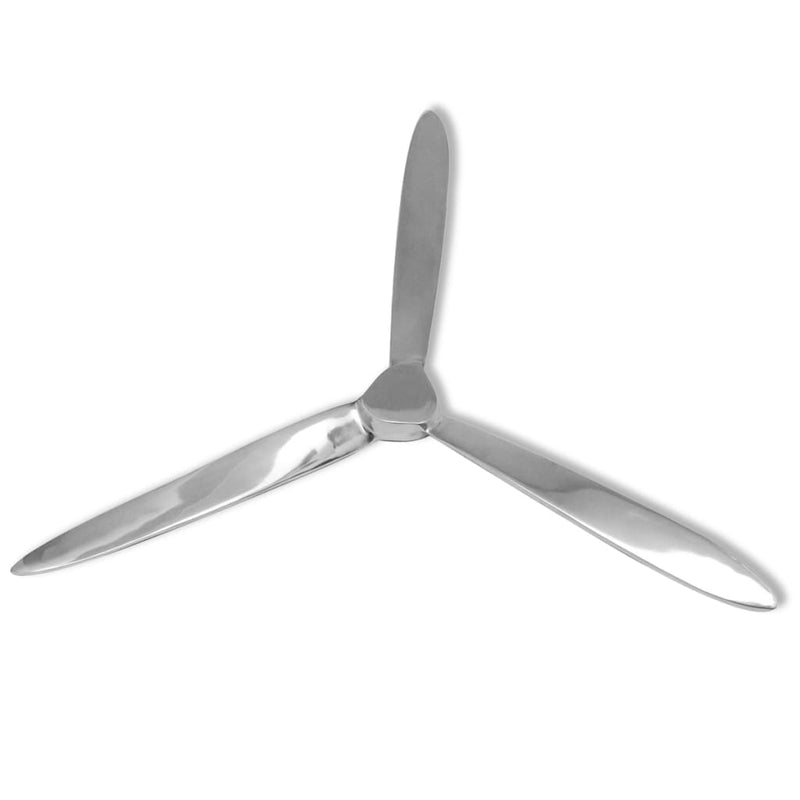 Load image into Gallery viewer, Vidaxl propeller voor aan de muur 70 cm aluminium zilver