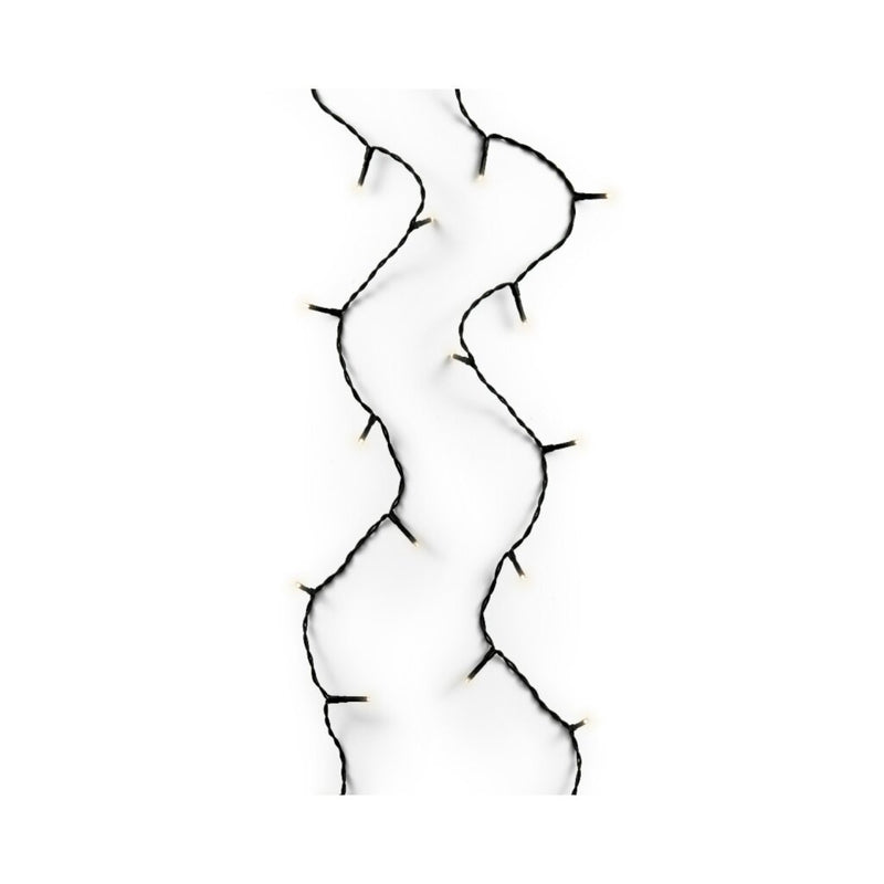 Load image into Gallery viewer, Lumineo basic led kerstverlichting 36m zwart ip44 klassiekwarm