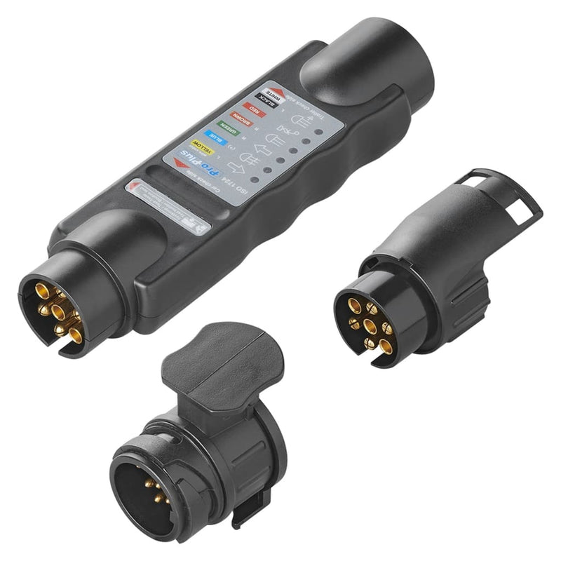 Load image into Gallery viewer, Proplus plug tester 7-pin 12 v + 2 adapters 343524