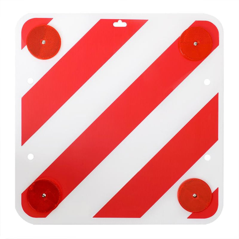 Load image into Gallery viewer, Proplus markeringsbord met reflectoren 50 x 50 cm rood wit