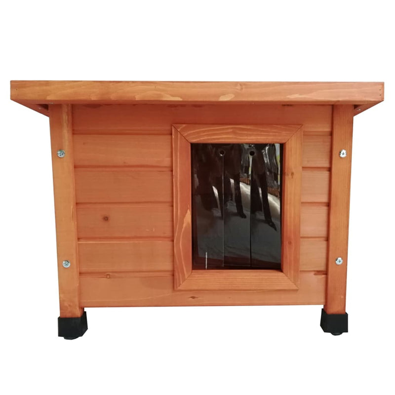 Load image into Gallery viewer, @pet kattenhok voor buiten xl 68,5x54x51,5 cm hout bruin